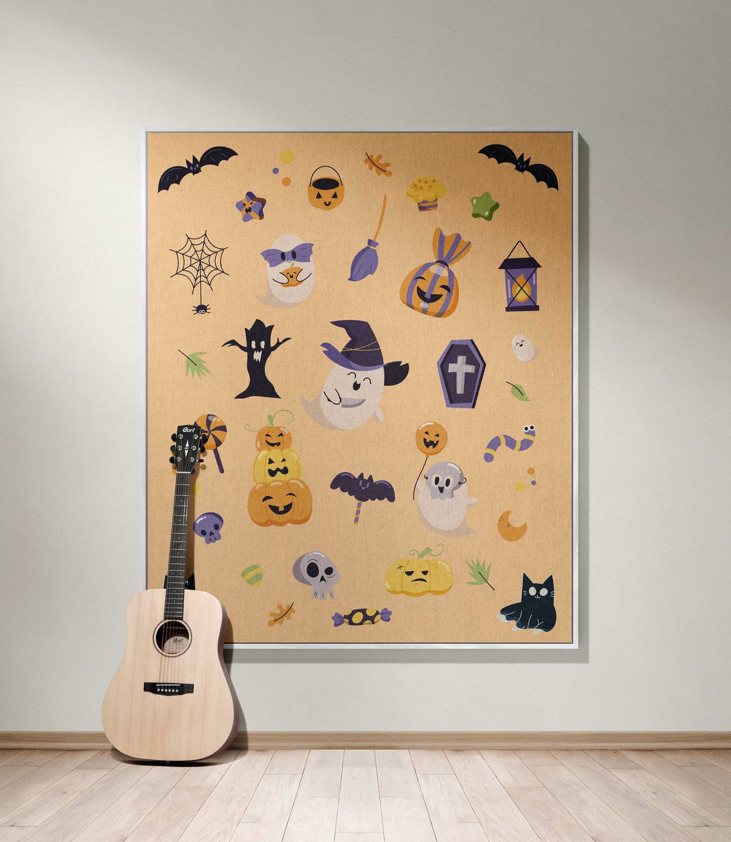 Fun Halloween Woven Blanket