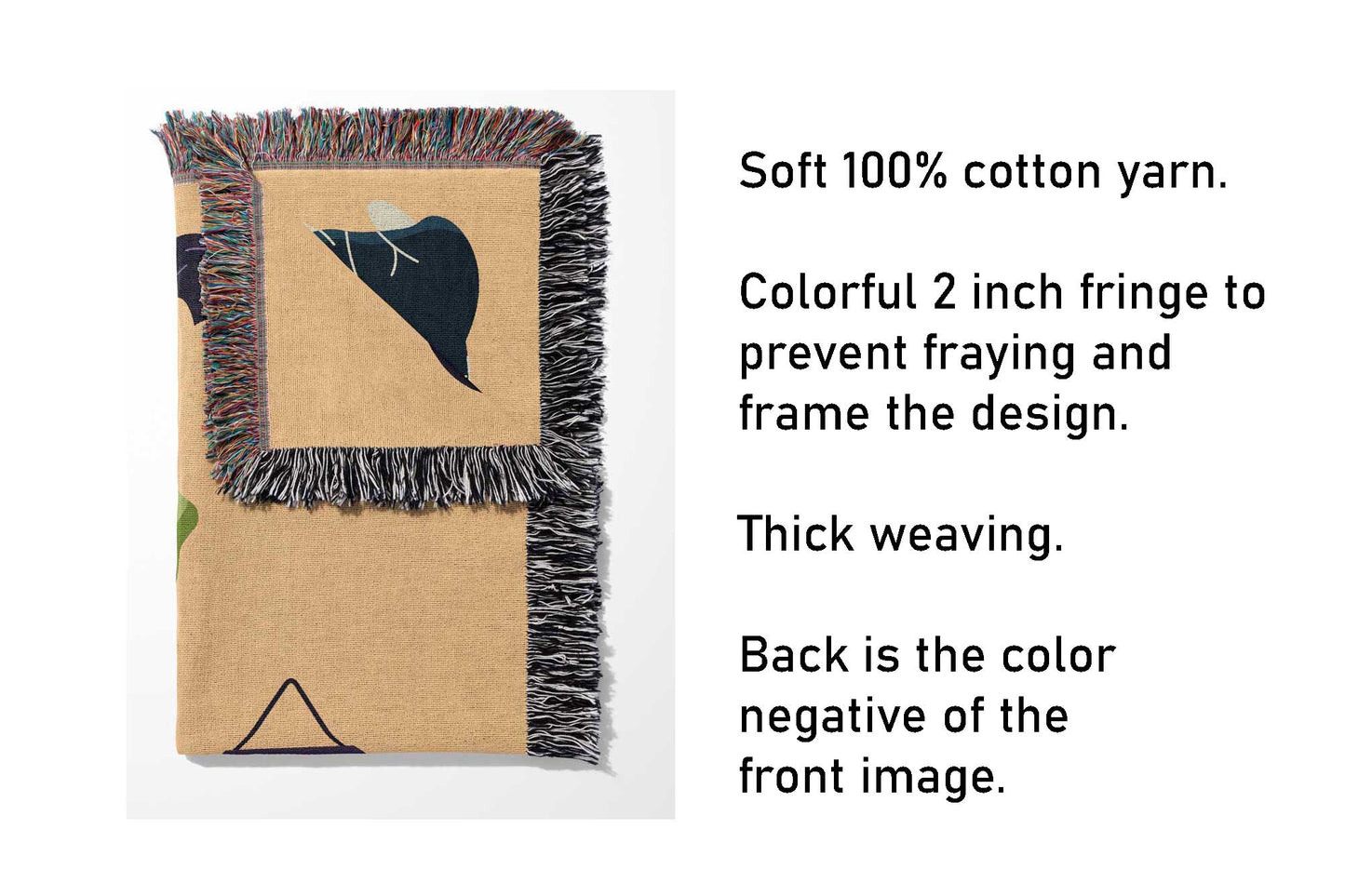 Fun Halloween Woven Blanket