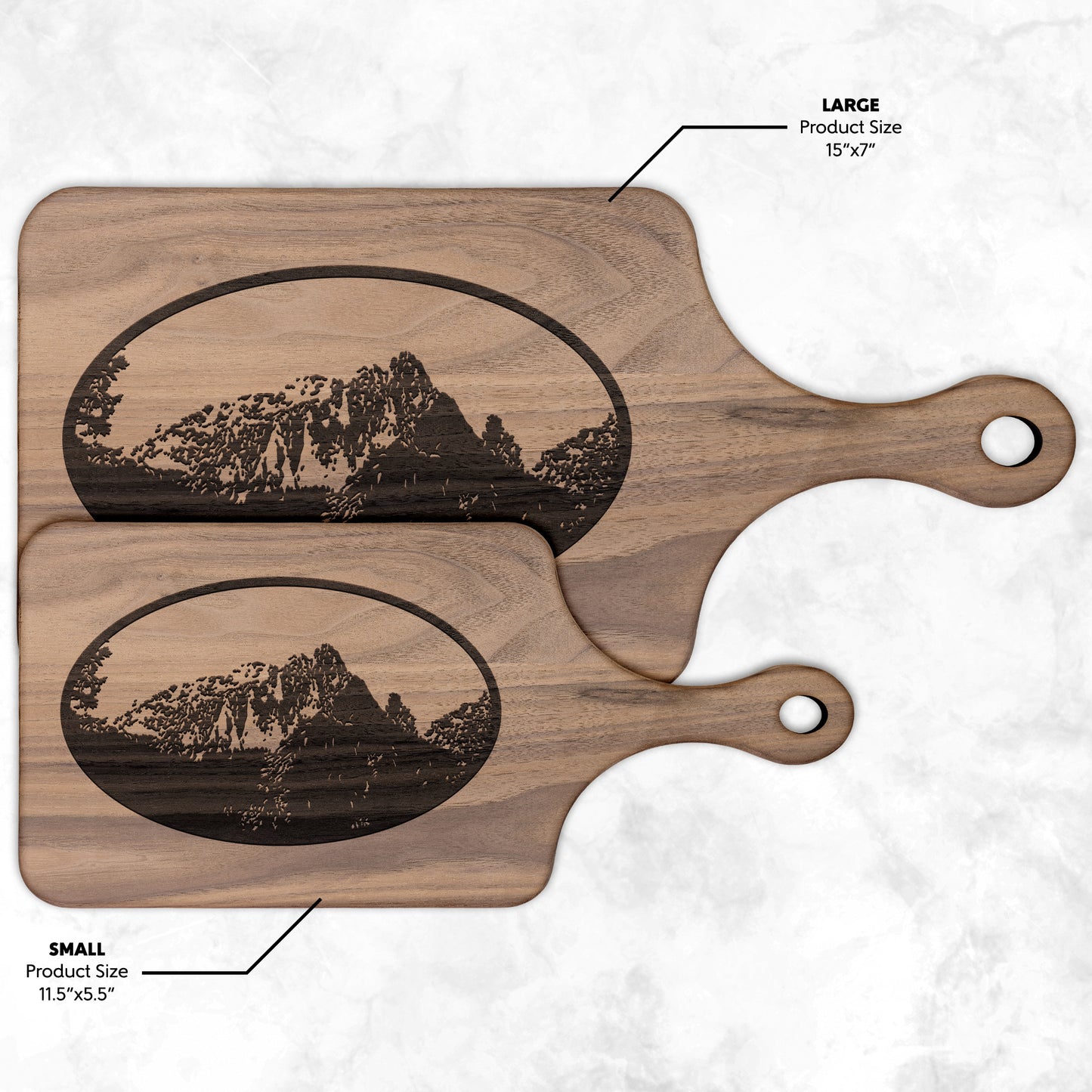 Snow Capped Mountain Cutting Board
