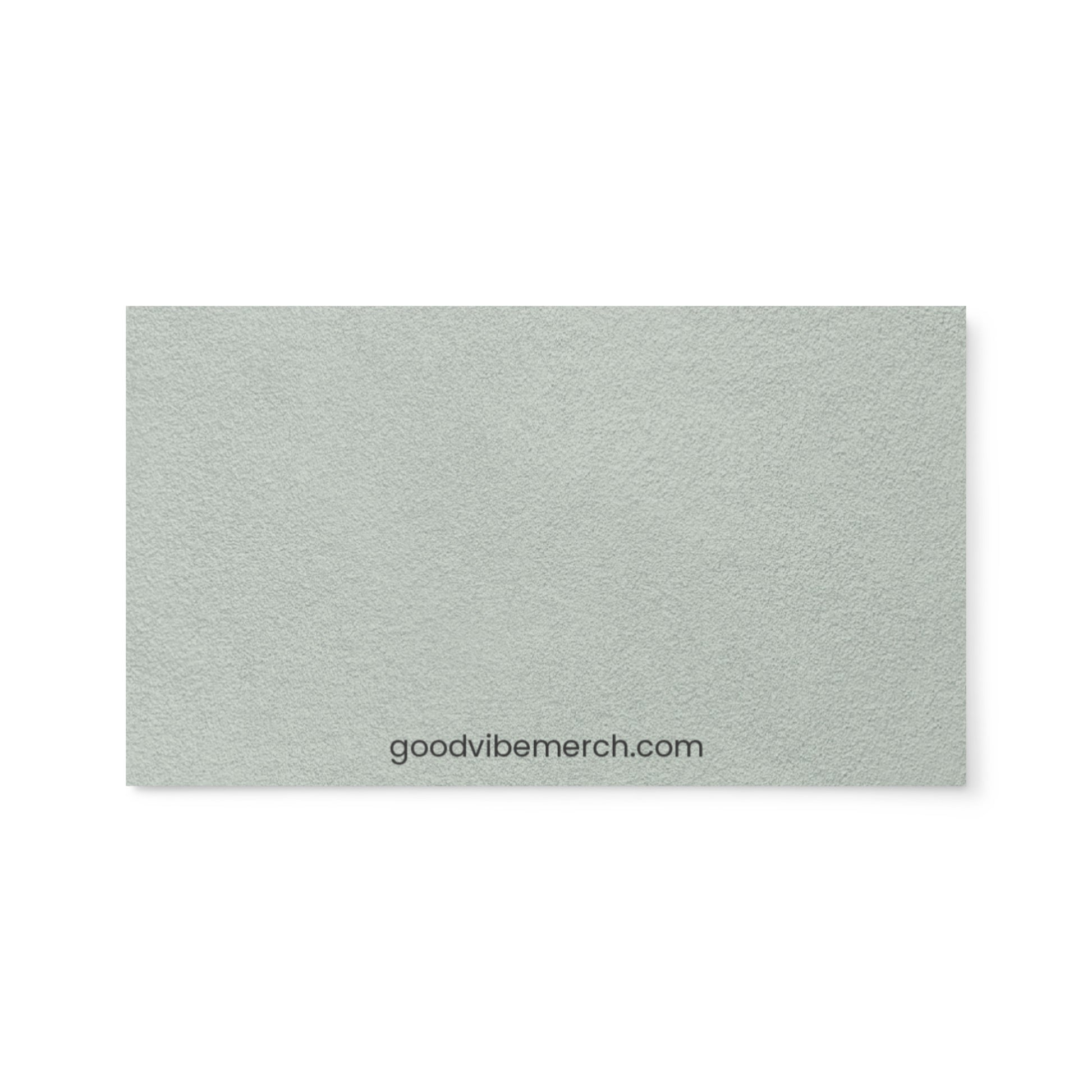 back of someone appreciates you kindness card with goodbivemerch.com 