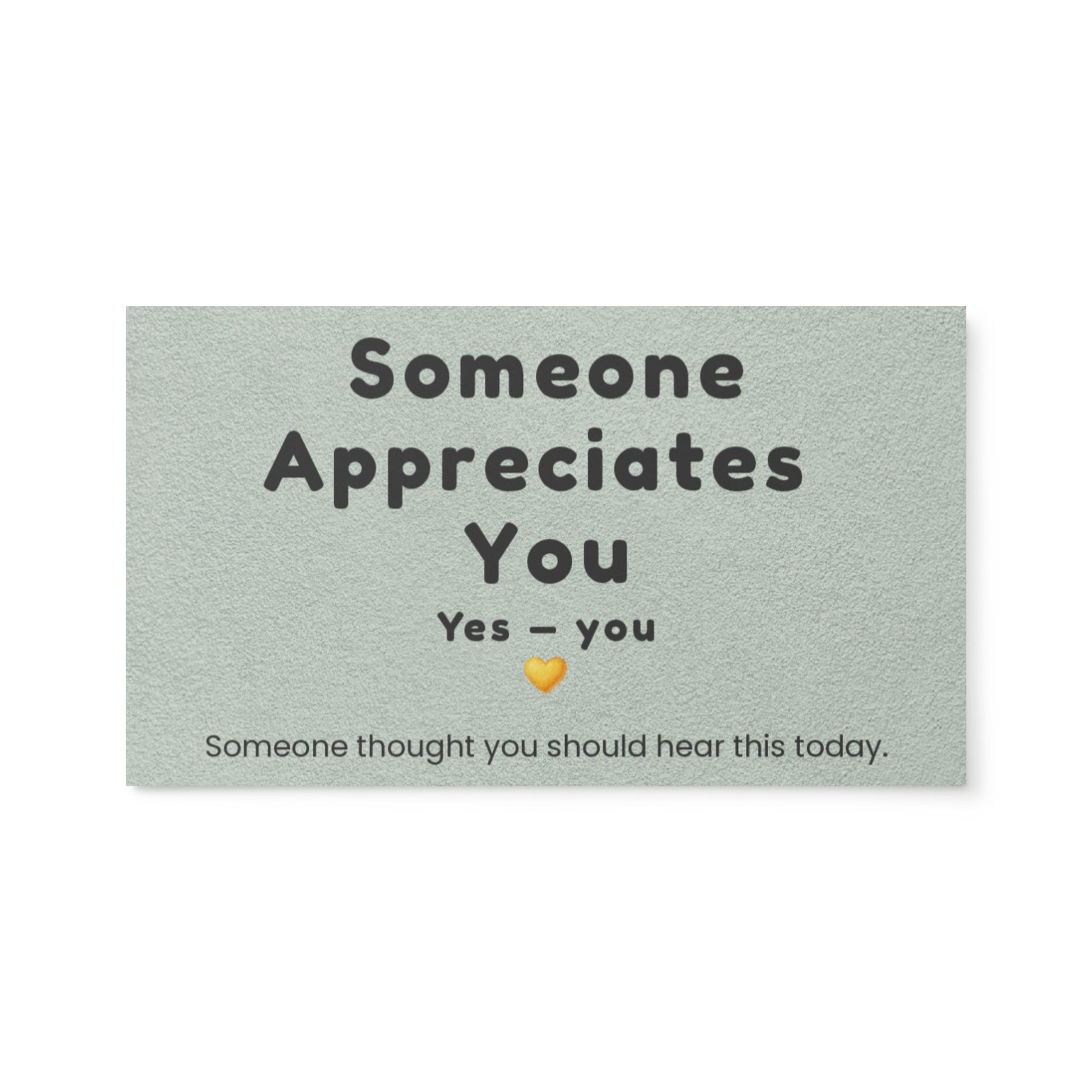 someone appreciates you kindness card